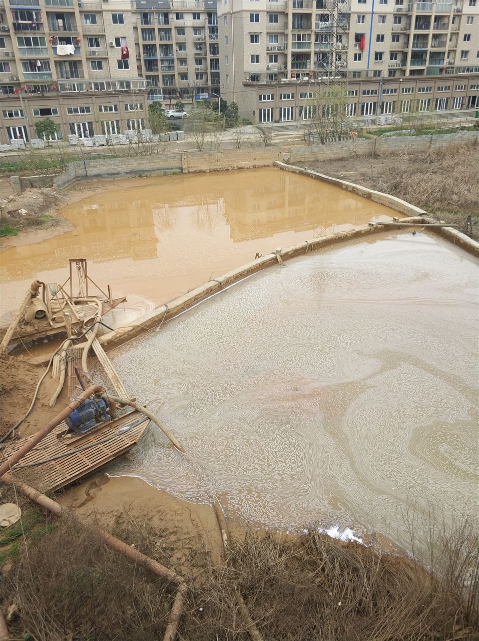 松北沉淀池淤泥清理-厂区废水池淤泥清淤